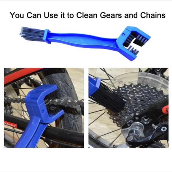 Bicycle Chain Cleaning Brush Set / Cleaner Chains Gear Grunge Bike Wash … - Picture 12 of 15
